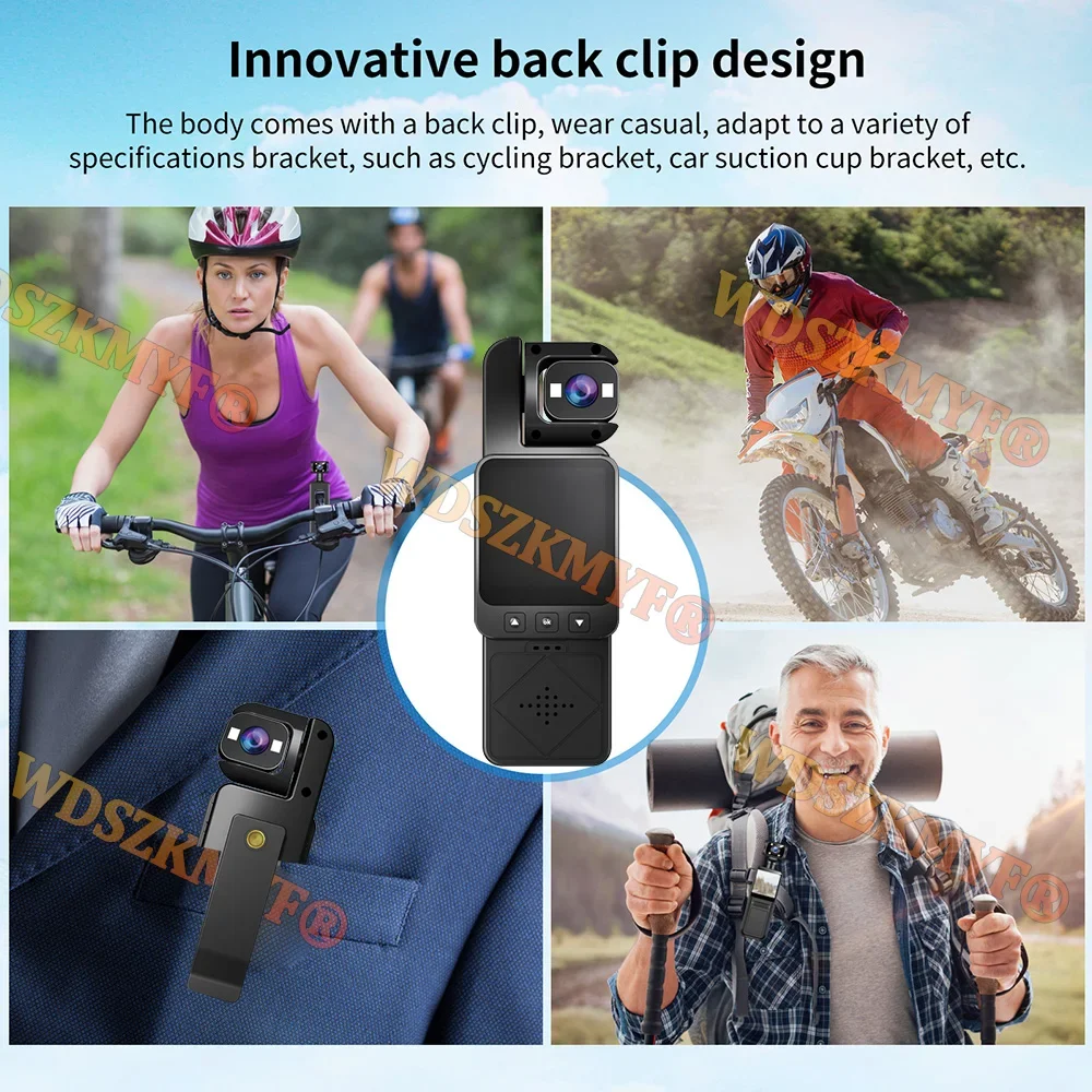 FHD 1080P WIFI Sports Camera Digital Video Outdoor Mini Camera DV Portable Handheld Law Enforcement Recorder 360° Rotatable Lens