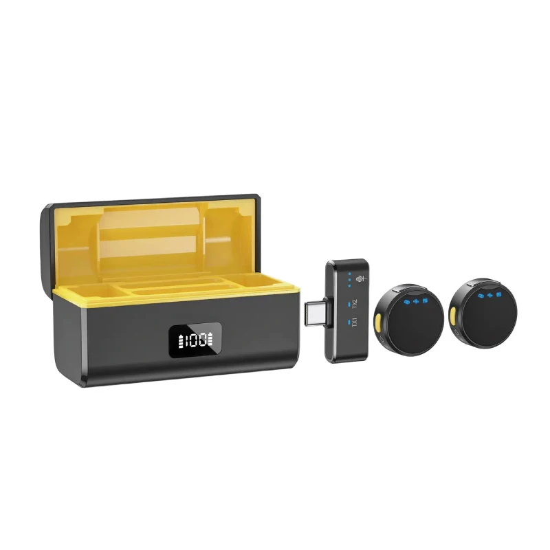 Micro sans fil 2in1 pour Insta360 X5/X4/Go Ultra - Son Hifi