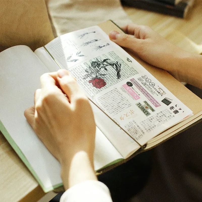 Fromthenon Travel Notebook Replace Inner Sticker Book Journal Planner Replace Accessories Office Stationery Supplies 3