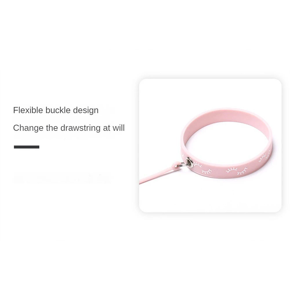 Flexible Eyelash Tweezers Silicone Material Assist Eyelash Extension Eyelash Tool With Wrist Strap Eyelash Protection Protected 6