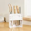 Kitchen knife holder, storage rack, cutting board, chopsticks and knives integrated storage rack, kitchen knife holder 3