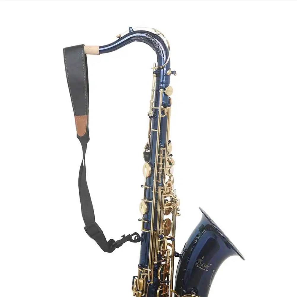 

Adjustable Saxophone Neck Strap Comfortable Sax Strap With Cushioned Padding Hook For Tenor Alto Saxophones