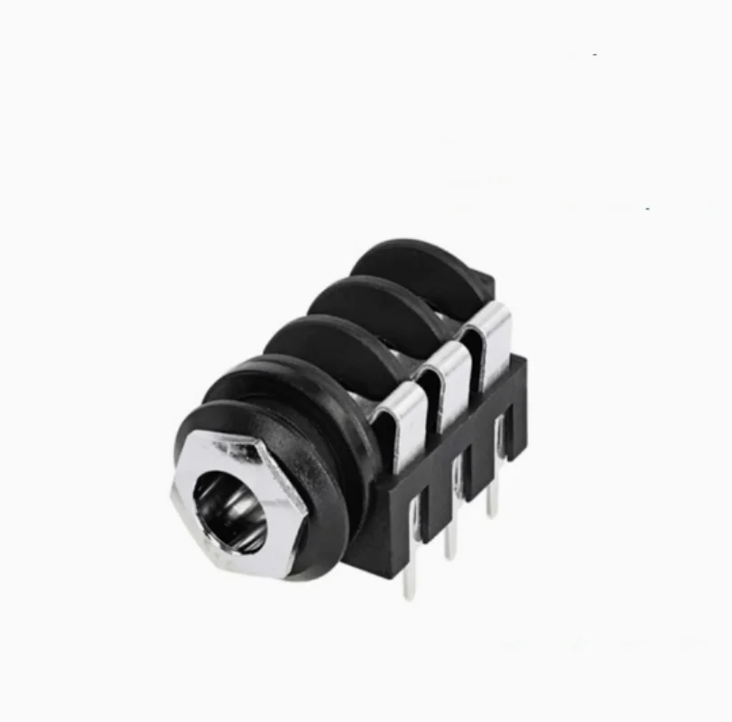 20ชิ้นNMJ6HCD2โลหะปลอกโลหะสเตอริโอ6.35ชุบเงินไข้หูฟังซ็อกเก็ต 1