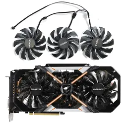 T129215BU PLD10015B12H 95MM 4PIN GTX1080TI GPU fan For Gigabyte AORUS GTX1070 1080 1080TI Xtreme Edition Graphics card cooling f