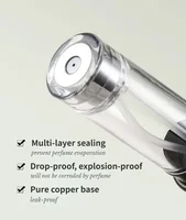 Atomiseur de parfum 10/5ML, récipient liquide Portable pour cosmétiques de voyage, Mini vaporisateur en aluminium, bouteille vide rechargeable 4