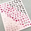 Newest Valentine Heart Design Self Adhesive Decal Slider DIY Manicure Decoration Tips Nail Sticker TSC 609 1
