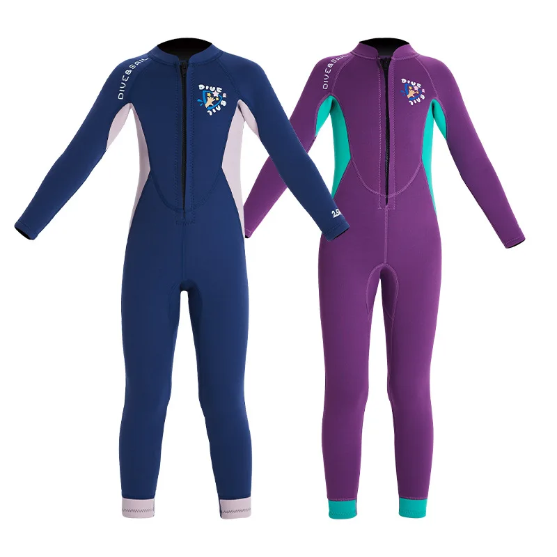 Girls Neoprene Swimsuit Flexel Kids Wetsuit, 3mm Neoprene Full/Shorty, Thermal, For Surfing/Swimming, Various Sizes Toddler Neoprene