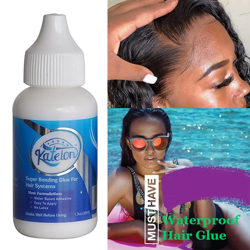 Wig Install Kit Lace Front Glue Tint Mousse Bands Wax Stick Edge Control Glue Remover Double Sided Hair Brush Comb