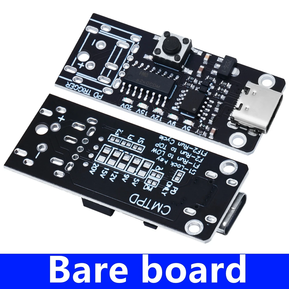 100W USB-C Fast Charge Trigger Module with PD/QC Compatibility - Power Delivery Boost Board