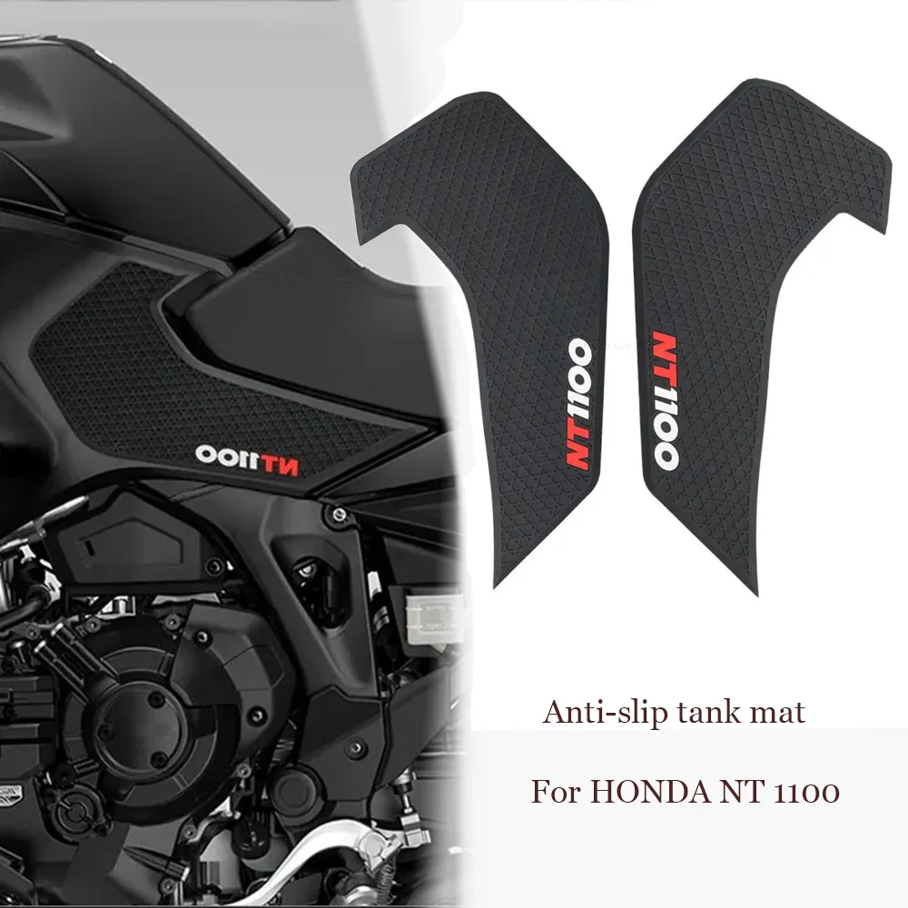 Per Honda Nt1100 Nt 1100 Nt1100 2021-2023 Tankpad Adesivi Antiscivolo Decalcomania Gas Ginocchio Grip Pad Di Trazione Tankpad