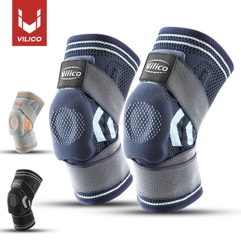 Knee Brace Support Straps Knee Compression Sleeves for Men & Women Meniscus Tear Arthritis Sports Joint Pain Relief