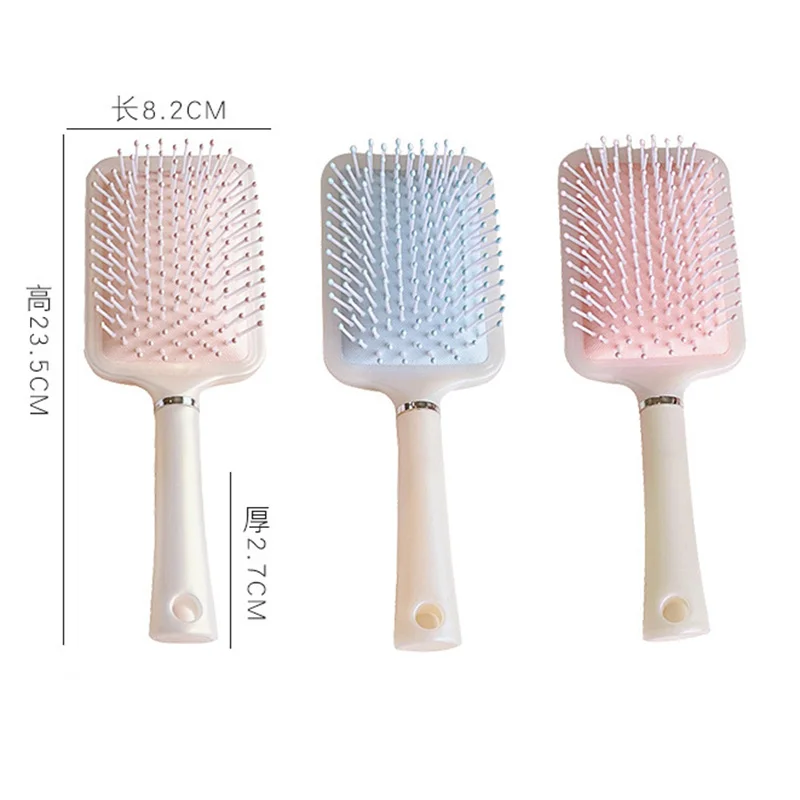 Children Fluffy Oval Square Air Cushion Comb Anti Static Massage Hair Brush Curly Detangle Women Hairdressing Hair Styling Comb