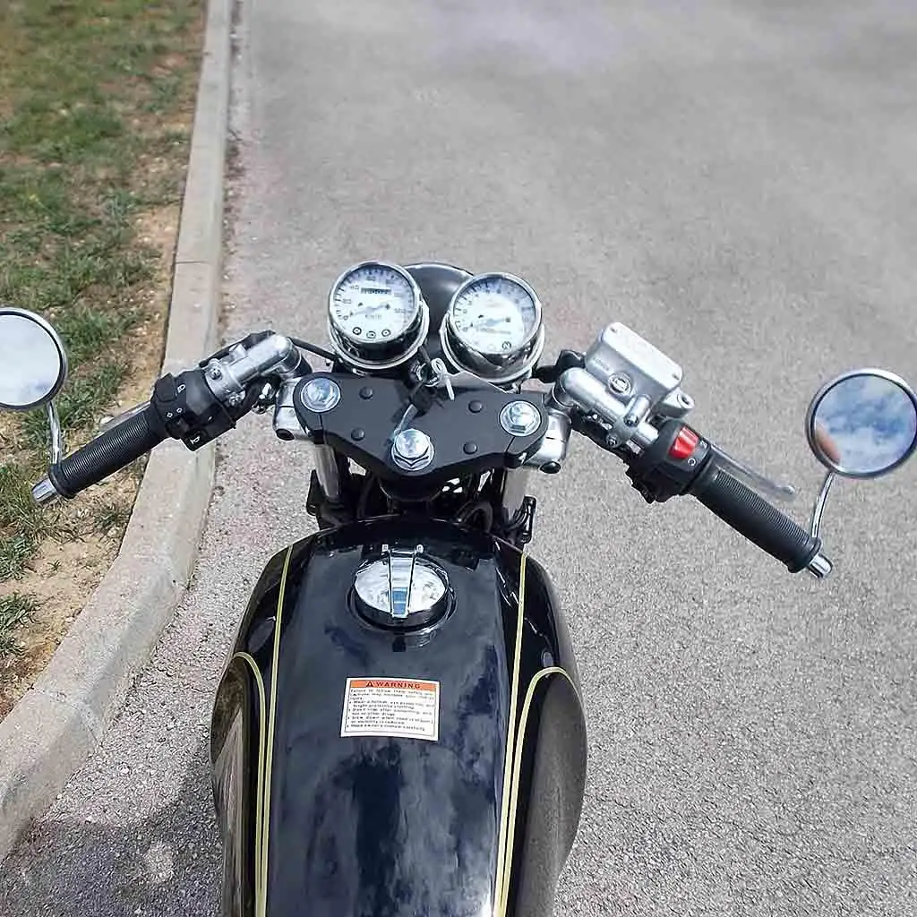 Motorbike Dual Mechanical Odometer Speedometer And Engine Instrument motorcycle speedometer