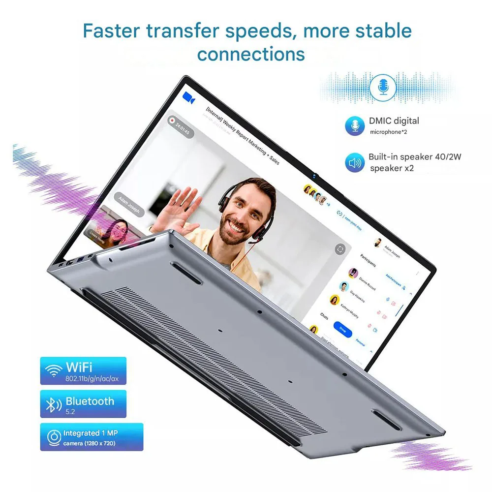 ACEMAGIC RX16 AMD Ryzen 9 6900HX 16.1" Ultra Slim 4000MAH Laptop 16GB LPDDR5 Ram 512GB Rom Windows 11Pro BT5.2 Wifi 6 Notebook 6