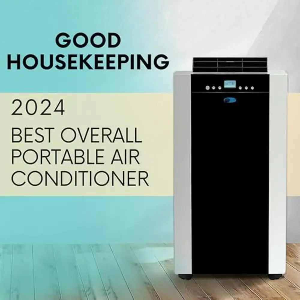 Portable Air Conditioner 14,000 BTU Dehumidifier Cooling Fan 500 Sq Ft Rooms AC Unit Window Kit ARC-14S Dual Hose Award-Winning 2