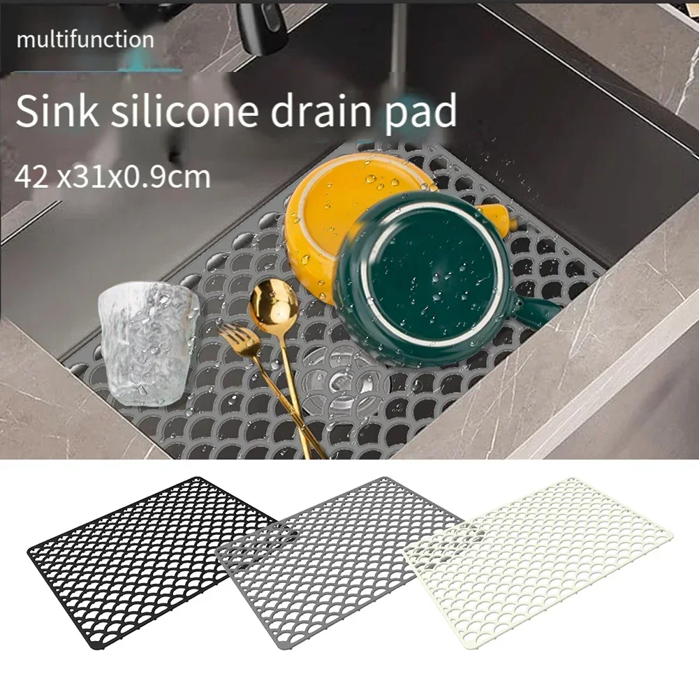 Kitchen Bathroom Mat Silicone Sink Protector
