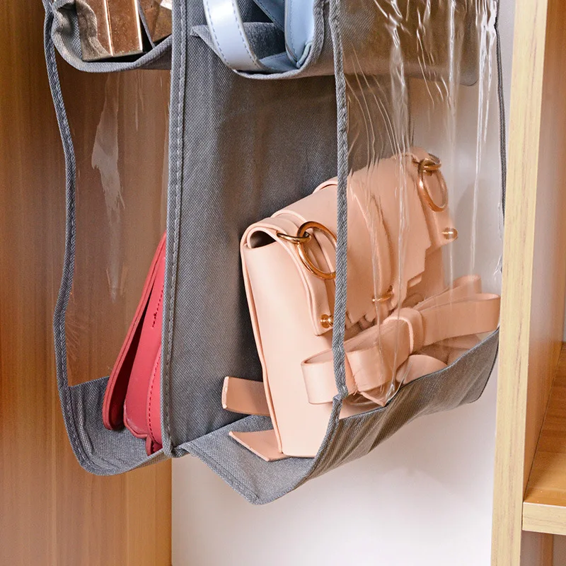 Double Sided Hanging Storage Bag  Double Sided Storage Bags Closet -  Double Handbag - Aliexpress