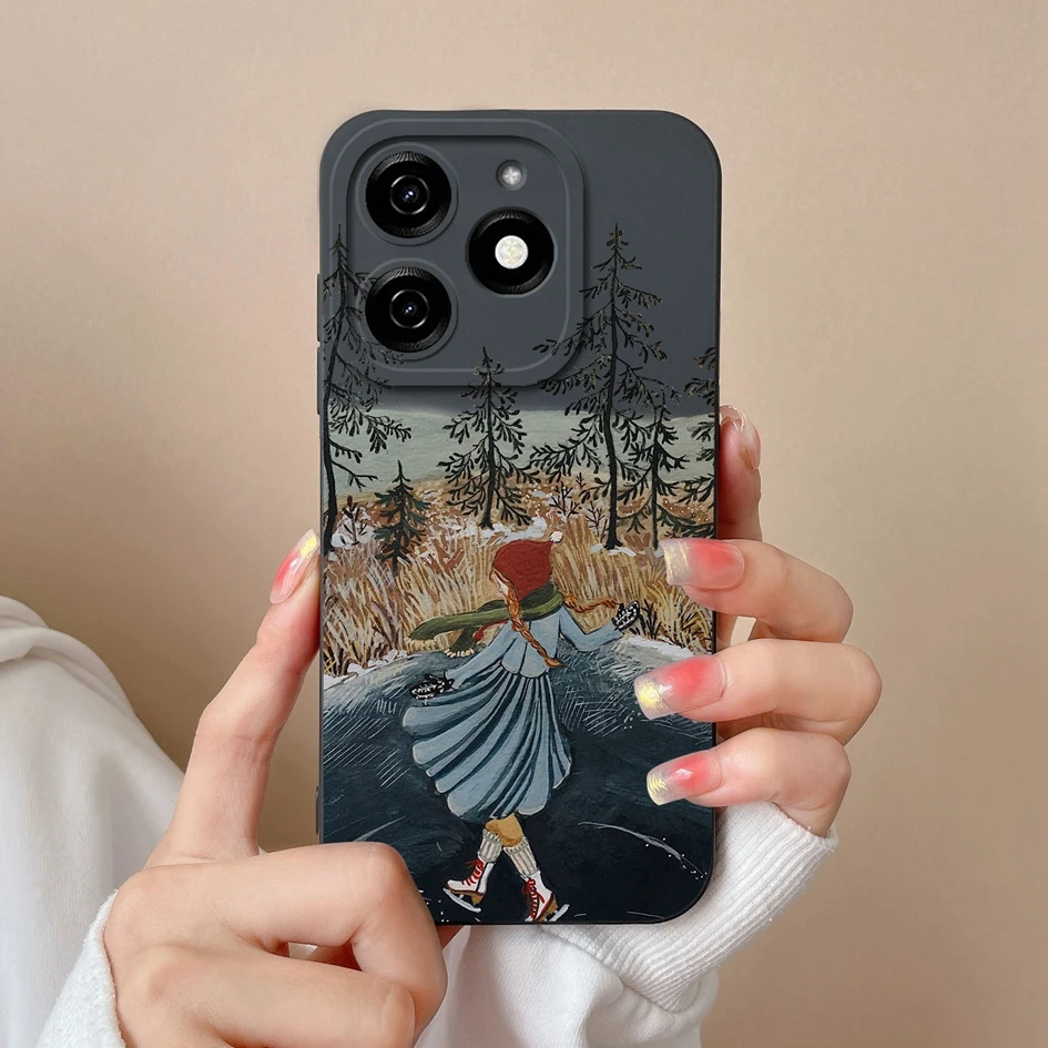 Stylish Butterfly Silicone Phone Case - Cute Matte Protective Cover