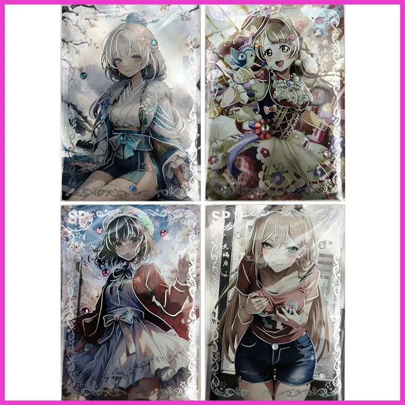 anime-goddess-story-rare-sp-reflections-flash-cards-raiden-mei-kotori-minami-toys-for-boys-collectible-cards-birthday-gifts