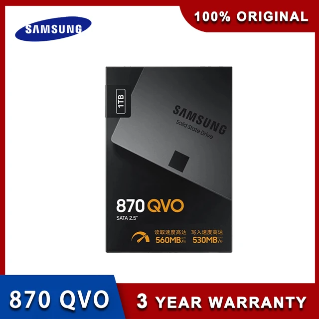 SAMSUNG 870 QVO 1TB 2TB SSD Internal Solid State Disk 4TB 8TB SATA