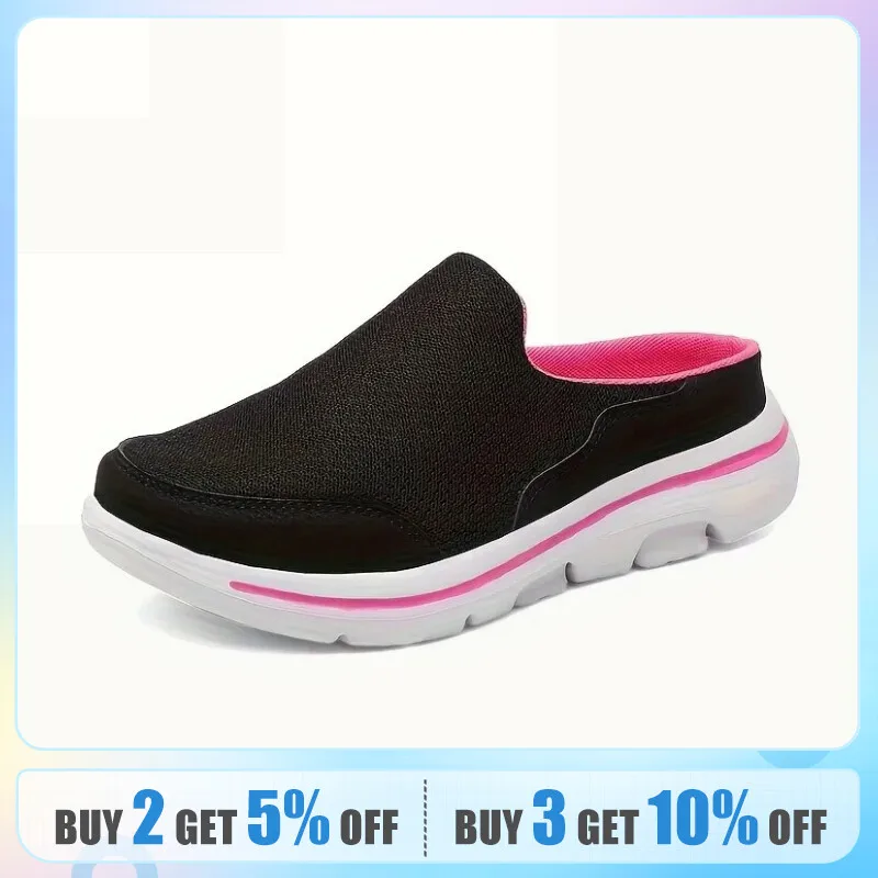Women Elastic Socks Shoes Sports Casual Lightweight Flat Flying Woven Slip-on main image 1
