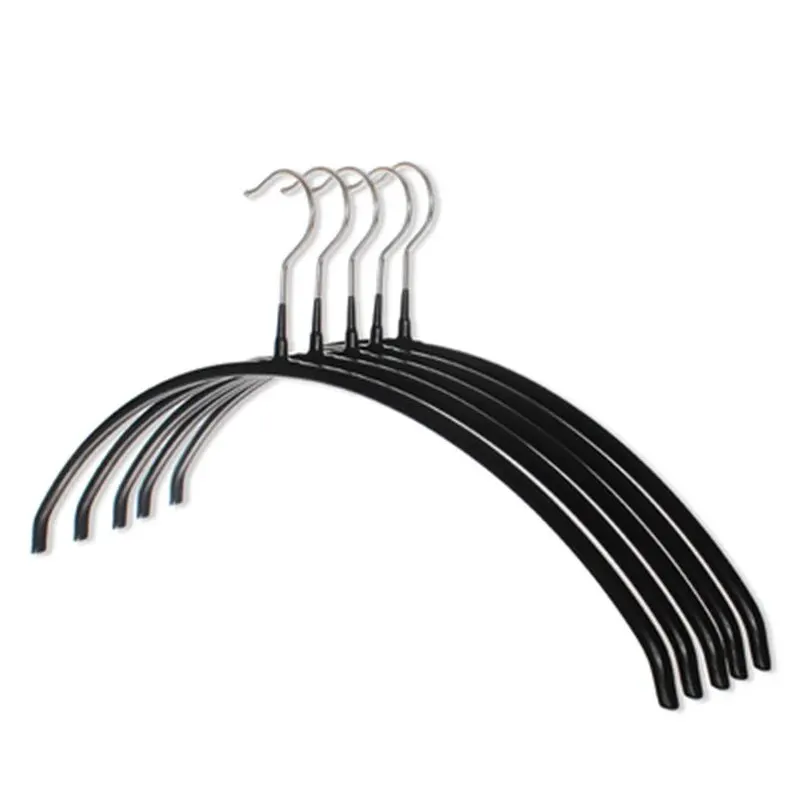 Clothes Hanger Storage Hanger 5PCS Impregnated Plastic Semi-circle Adult Clothes Hanging No Trace Non-slip Bolting Clothes