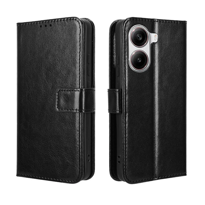 Premium Flip Leather Wallet Case with Card Slots and Kickstand - Protective Cover