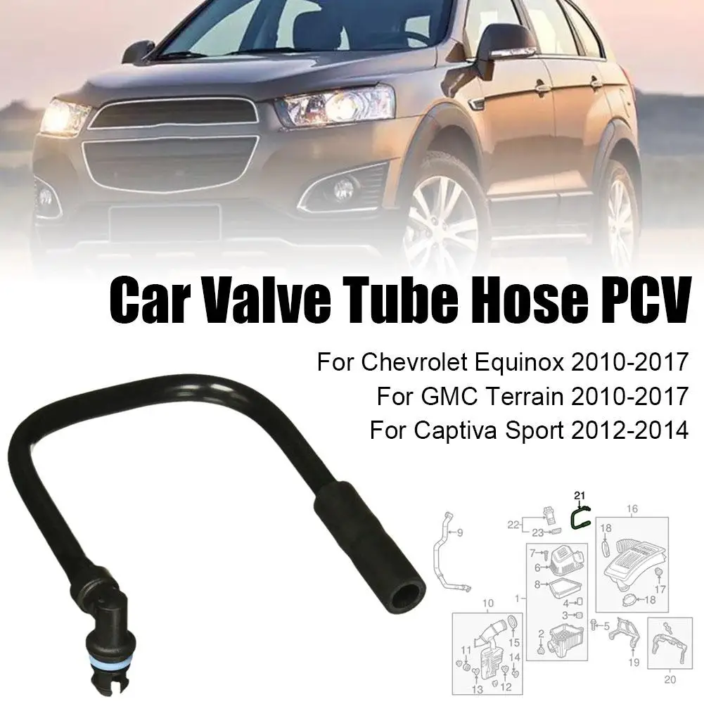 Captiva/2.4 크랭크 케이스 강제 환기 파이프, Pcv 호스, 이쿼녹스 지형 Oe12619363 O6u0, 11 신제품