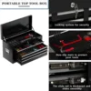 High Capacity Rolling Tool Box with Wheels,Rolling Tool Chest with Drawer,Tool Box on 4 Wheels with Lock, Tool Storage 5