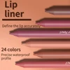 DUNUF 6Pcs Waterproof Matte Soft Lip liner Pencil Set Red Nude Purple Contour Lipstick Long-lasting Moisturizing Lips Makeup 2