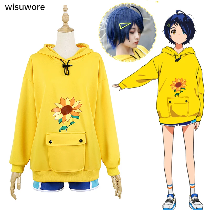 Sudadera con capucha de Anime WONDER EGG para hombre y mujer, traje de  Cosplay informal con capucha, Ohto Ai, color amarillo - AliExpress