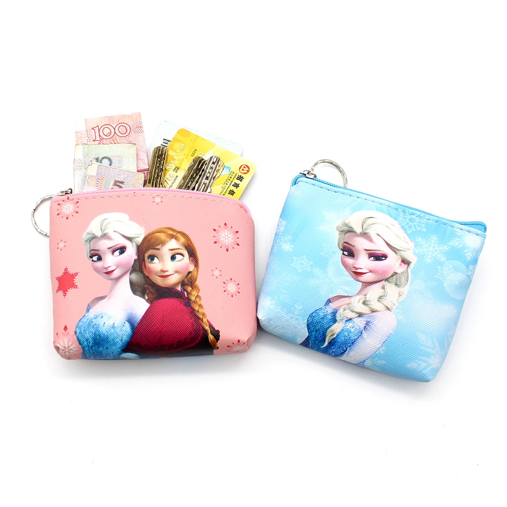 New Cartoon Coin Purse Frozen Elsa Anna Princess Girls Key Case
