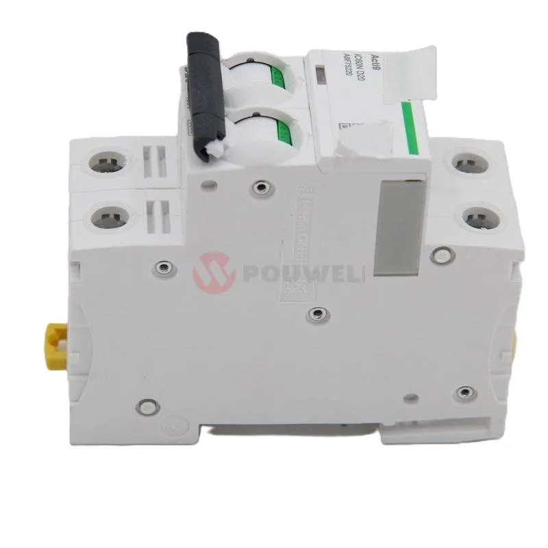 A9F75220 DIN 레일 소형 차단기 2P 20A C 곡선 220V AC MCB 상업용 주거용 전기 안전 응용 분야