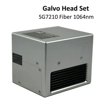HAOJIAYI 1064nm Scansione laser a fibra Testa Galvo SG7210 SG7210R Apertura ingresso Scanner galvanometro da 10 mm con set di alimentatori