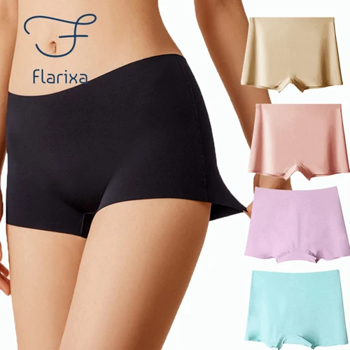 Flarixa 여성용 아이스 실크 여름 안전 짧은 팬티: 편안함과 스타일의 완벽한 조화 추천