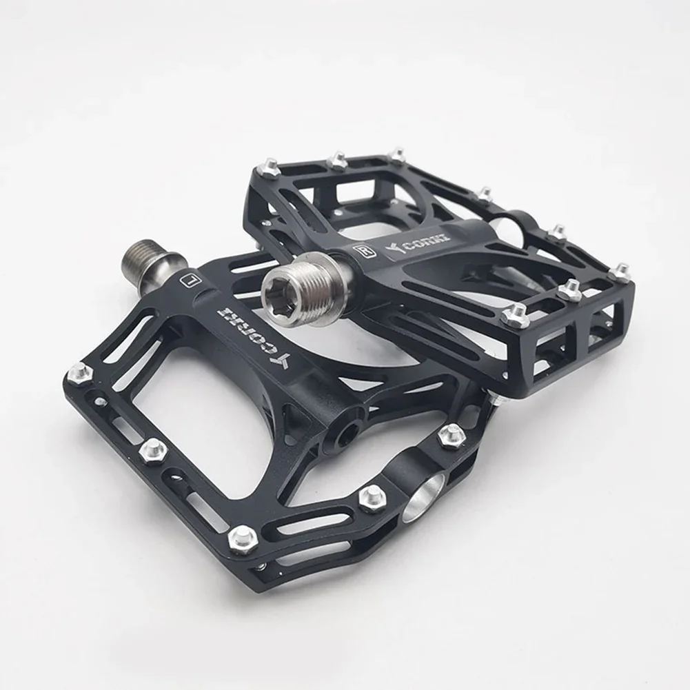 High Quality Bike Pedal 3 Ball Bearings 212g MTB Road Bicycle Strong Crawling 1 Pair 116x98x24mm Titanium Axis