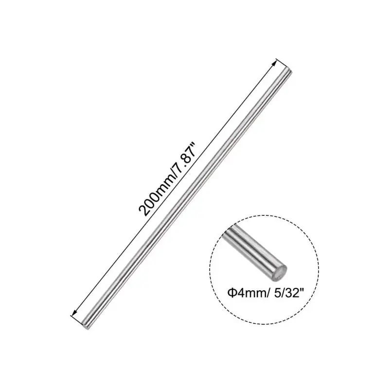 Stainless Steel Round Shaft Rod Stainless Steel Round Rod 1-5pc 1mm~14mm For DIY Craft Tool