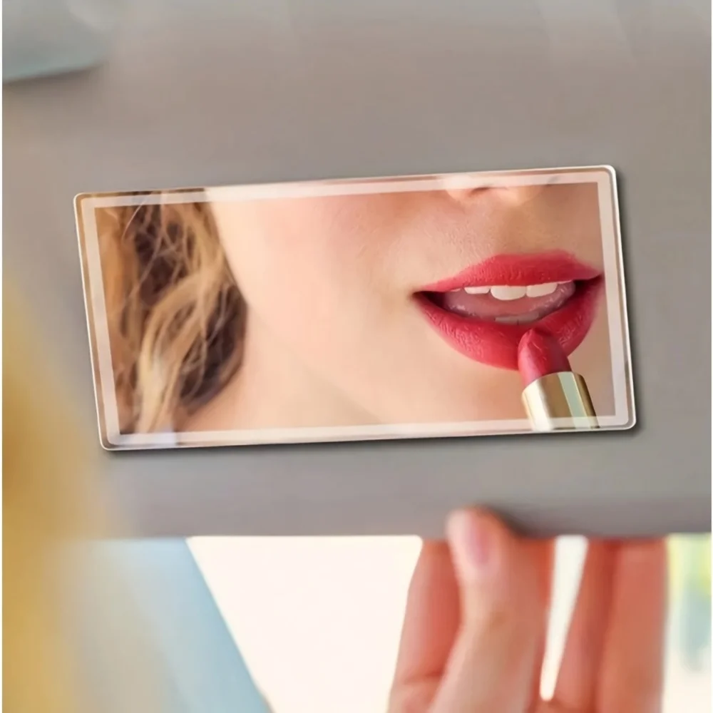 مرآة مكياج محمولة للسيارة، مرآة داخلية عالمية للسي...