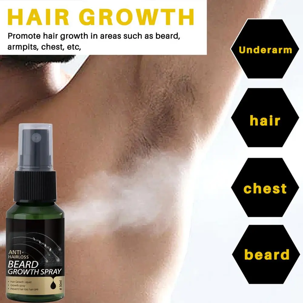 Description Picture 3 of itemMen Beard Growth Oil Fast Effective Beard Growth Essentiall Hair Loss Treatments Product Fast Growing Hair Essentiall Oil 30ml