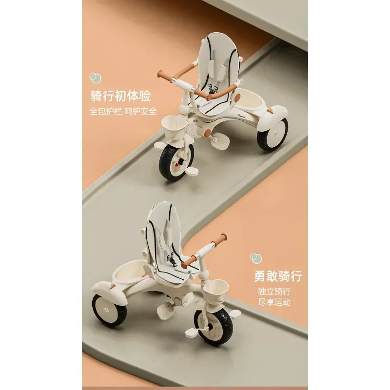 Ultra-light foldable children's two-way child trolley baby high view baby stroller