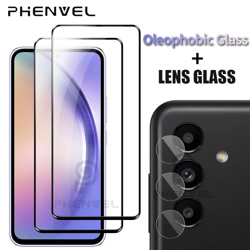 Premium Full-Cover Oleophobic Tempered Glass Screen Protector