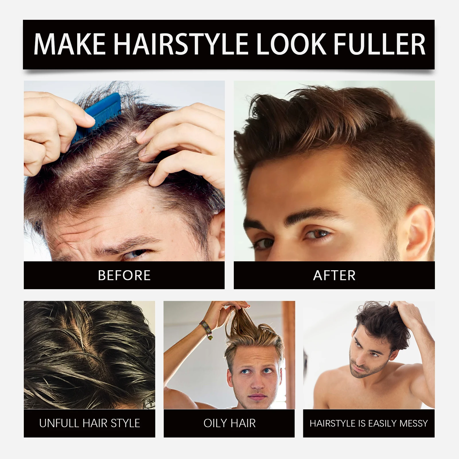 Volumizing Hair Powder Long-Lasting Oil Control Fluffy Hair Powder Increase Hairs Volume Enhancing Styling Hair Treatment view 2