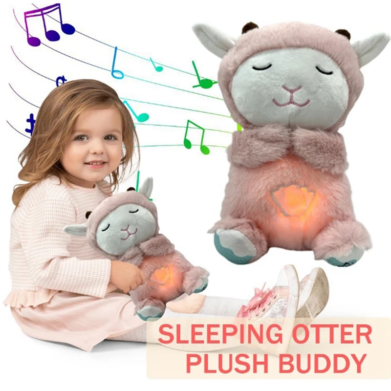 

Успокаивающие дышащие мягкие игрушки-животные, отдых, успокаивающий сон, детское сопло, сердцебиение, набивное животное, Детская звуковая машина