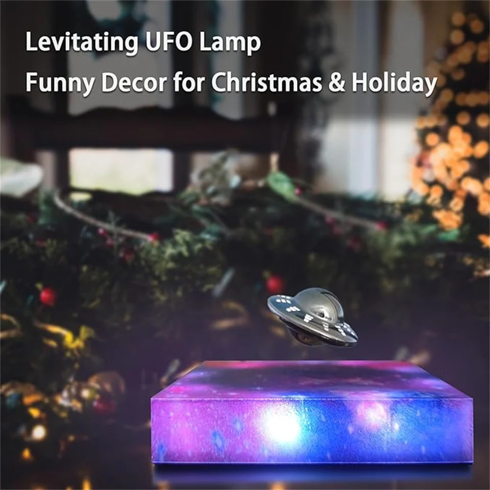 Lampada A Levitazione Magnetica Con Lampadina LED Rotante - Luce Notturna Fluttuante Con Controllo Touch, Decorazione Da Tavolo, Regalo Unico