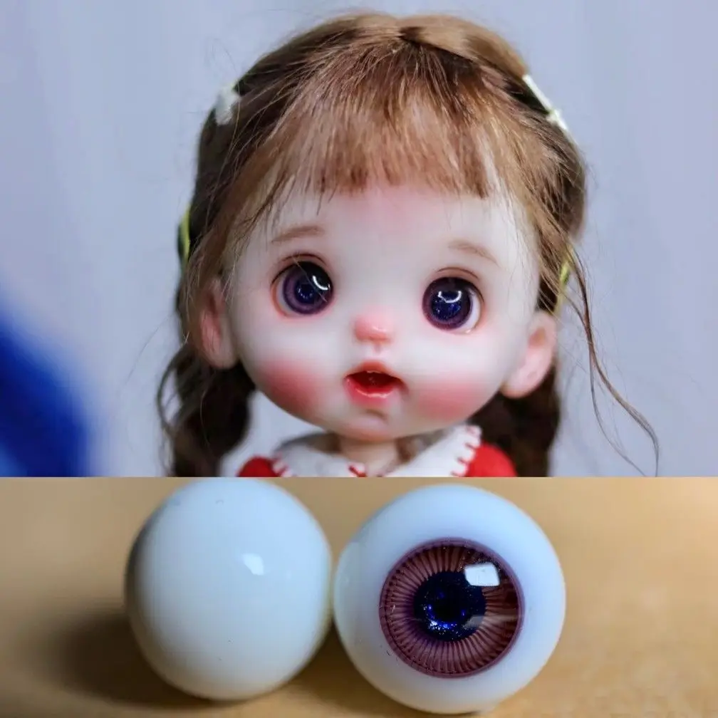 Eyeballs, boneca acessórios, OB11, 1 8, 1 12 BJD, 10mm