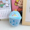 Wholesale 40pcs/lot 10cm cartoon animal Dog Rabbit Plush keyring Toys cute Milk Tea Cup Stuffed Pendants keychain Gifts 5