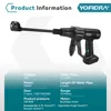 Yofidra 200Bar Brushless High Pressure Car Washer Water Gun 6 IN 1 Cleaning Garden Washing Wash Spray Gun for Makita 18V Battery 5