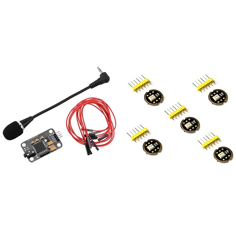 

RISE-Voice Recognition Module With 5Pcs INMP441 Omnidirectional Microphone Module