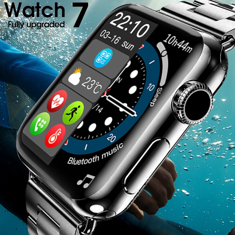 New Women Smartwatch Full Touch screen Support Dial Call Heart Rate Blood Pressure Smart Watch men for Apple Android Watch women