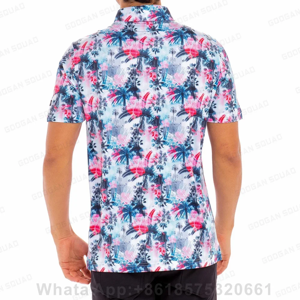 TrendAura Mens Black Denim Patchwork Zip Polo Shirt For Summer And Casual Denim Style main image 0